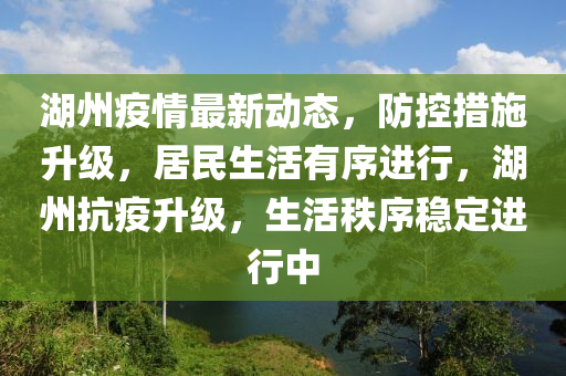 湖州肺炎最新动态，防控成效显著，经济复苏稳步前行